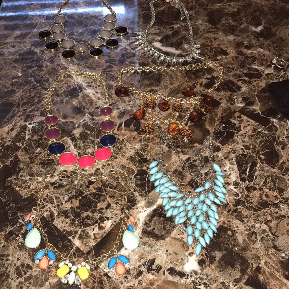 Various necklaces